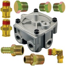 R12P Pilot Relay Valve & Brake Fitting Kit (Tri Axle)